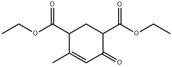 4-메틸-6-옥소-4-시클로헥센-1,3-디카르복실산디에틸에스테르 구조식 이미지