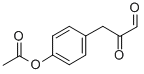3-(4-아세톡시페닐)-2-옥소프로판알 구조식 이미지