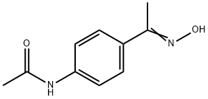 N-{4-[(1Z)-N-HYDROXYETHANIMIDOYL]PHENYL}ACETAMIDE Structure