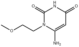 6-AMINO-1-(2-METHOXY-ETHYL)-1H-PYRIMIDINE-2,4-DIONE Structure