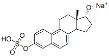 Estra-1,3,5,7,9-pentaene-3,17-diol,3-(황산수소),일나트륨염,(17alpha)- 구조식 이미지
