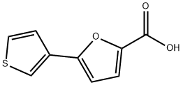 5-thiophen-3-yl-furan-2-carboxylic acid Structure