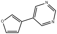 Pyrimidine, 5-(3-furanyl)- (9CI) Structure