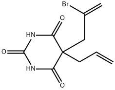 brallobarbital Structure