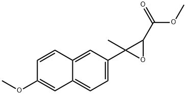 METHYL 3-(6-METHOXY-2-NAPHTHYL)-3-METHYL GLYCIDATE 구조식 이미지