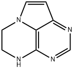 1H-Pyrrolo[3,2,1-de]pteridine,5,6-dihydro-(9CI) Structure