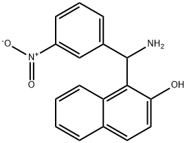 1-[AMINO-(3-NITRO-PHENYL)-METHYL]-NAPHTHALEN-2-OL Structure