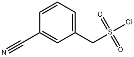 3-Cyanobenzylsulfonyl chloride 구조식 이미지
