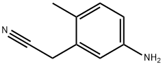 Benzeneacetonitrile, 5-amino-2-methyl- (9CI) Structure