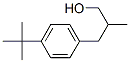 3-(p-tert-부틸페닐)-2-메틸프로판올 구조식 이미지