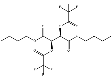 (2R,3R)-2,3-비스[(2,2,2-트리플루오로아세틸)옥시]부탄디오익산디부틸에스테르 구조식 이미지