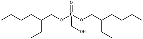 Bis-(2-ethylhexyl)-hydroxymethyl phosphonate Structure