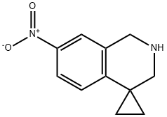 7'-nitro-2',3'-dihydro-1'H-spiro[cyclopropane-1,4'-isoquinoline] Structure