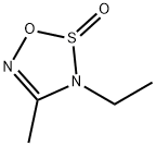 3H-1,2,3,5-Oxathiadiazole, 3-ethyl-4-methyl-, 2-oxide (9CI) Structure