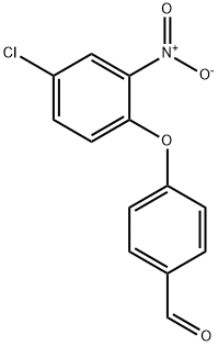 4-(4-CHLORO-2-NITRO-PHENOXY)-BENZALDEHYDE Structure