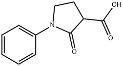 1-PHENYL-2-OXO-3-PYRROLIDINECARBOXYLIC Structure