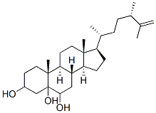 Ergost-25-ene-3,5,6-트리올 구조식 이미지