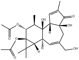 4ALPHA-PHORBOL-12,13-DIACETATE Structure