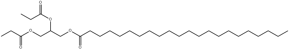 2,3-dipropionyloxypropyl docosanoate Structure