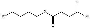 (4-hydroxybutyl) hydrogen succinate Structure