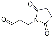 2,5-dioxo-1-Pyrrolidinepropanal Structure