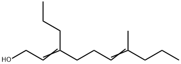 7-Methyl-3-propyl-2,6-decadien-1-ol Structure