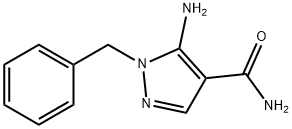 5-아미노-1-벤질-1H-피라졸-4-카르복사미드 구조식 이미지