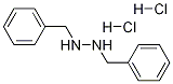 Hydrazine, 1,2-bis(phenylMethyl)-, dihydrochloride Structure