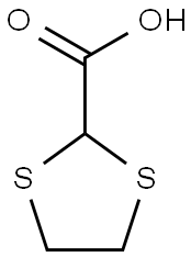 1,3-dithiolane-2-carboxylic acid Structure