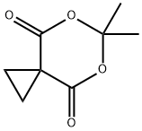 6,6-다이메틸-5,7-다이옥사스피로[2.5]옥탄-4,8-다이온 구조식 이미지