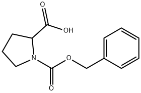 1-[(BENZYLOXY)CARBONYL]PYRROLIDINE-2-CARBOXYLIC ACID Structure