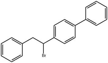 4-(1-bromo-2-phenylethyl)-1,1'-biphenyl     Structure