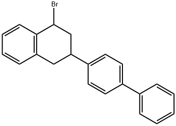 3-[1,1'-biphenyl]-4-yl-1-bromo-1,2,3,4-tetrahydronaphthalene Structure