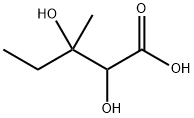 valeric acid, 2,3-dihydroxy-3-methyl- Structure