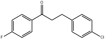 3-(4-CHLOROPHENYL)-4'-FLUOROPROPIOPHENONE Structure