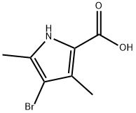 4-Bromo-3,5-dimethyl-1H-pyrrole-2-carboxylic acid Structure