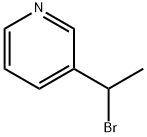 Pyridine, 3-(1-bromoethyl)- (9CI) Structure