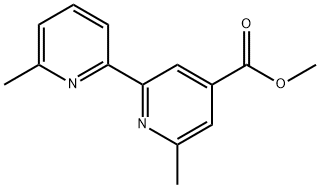4-methoxycarbonyl-6,6'-dimethyl-2,2'-bipyridine Structure