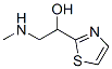 2-티아졸메탄올,-알파-[(메틸아미노)메틸]- 구조식 이미지
