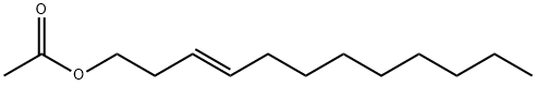 아세트산(E)-3-도데세닐에스테르 구조식 이미지