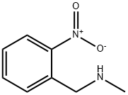 N-METHYL-2-NITROBENZYLAMINE 구조식 이미지