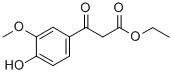 ETHYL 3-(4-HYDROXY-3-METHOXYPHENYL)-3-OXOPROPANOATE 구조식 이미지