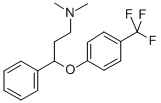 3-(4-(트리플루오로메틸)페녹시)-N,N-디메틸-3-페닐프로판-1-아민 구조식 이미지