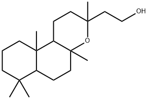 Dodecahydro-3,4a,7,7,10a-pentamethyl-1H-naphtho[2,1-b]pyran-3-ethanol 구조식 이미지