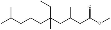 5-에틸-3,5,9-트리메틸데칸산메틸에스테르 구조식 이미지