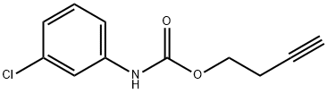 (3-Chlorophenyl)carbamic acid 3-butynyl ester Structure