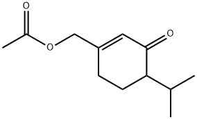 7-Acetoxy-p-mentha-1-ene-3-one Structure