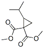 2-(1-Methylethyl)-1,1-cyclopropanedicarboxylic acid dimethyl ester Structure