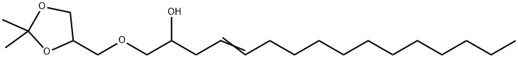 1-[(2,2-Dimethyl-1,3-dioxolan-4-yl)methoxy]-4-hexadecen-2-ol Structure