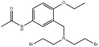 3'-[[Bis(2-bromoethyl)amino]methyl]-4'-ethoxyacetanilide Structure